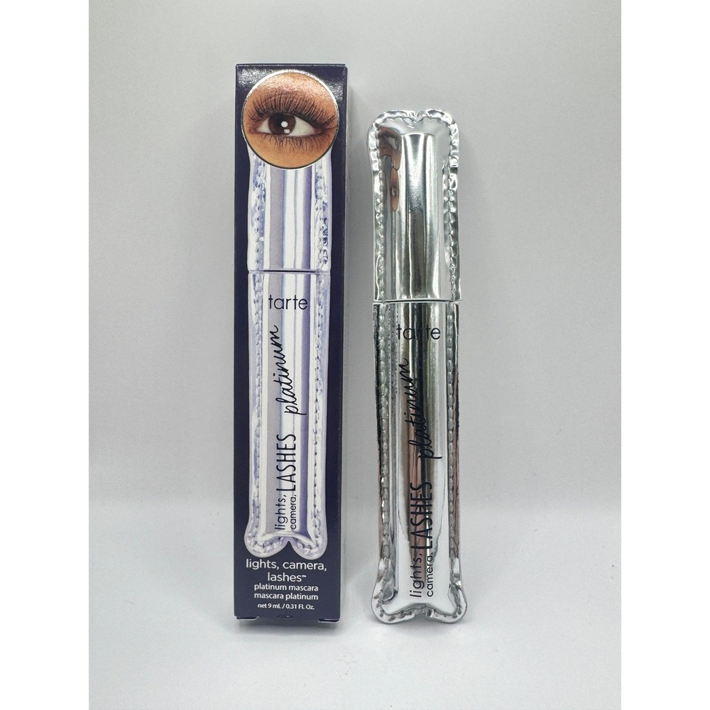Tarte Full Size Lights Camera Lashes Platinum Mascara Black NEW